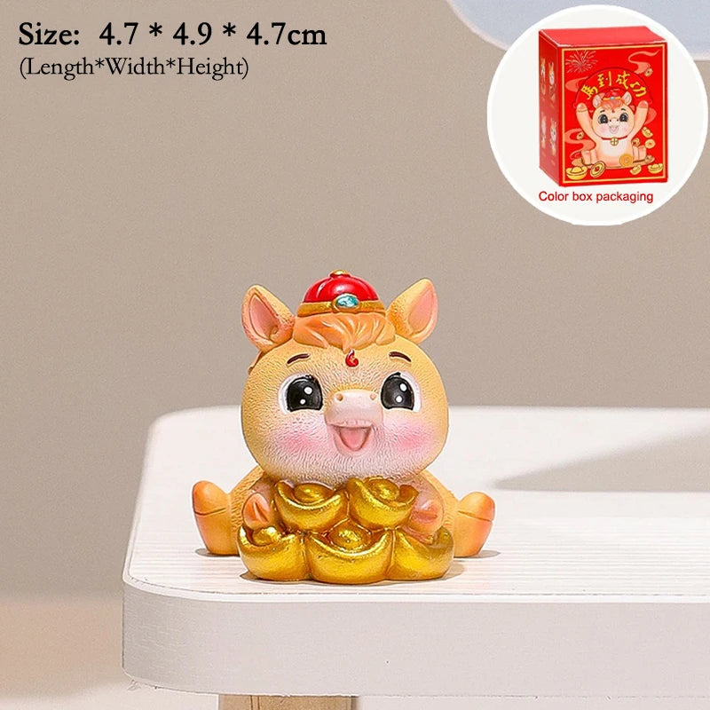 2026 Year Horse Table Decoration Charming Pony Accessory Lucky Cute