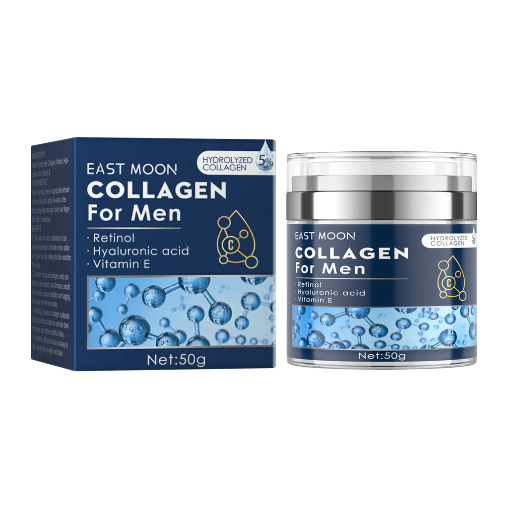 Retinol Face Cream for Men Face Firming Lifting Neck Fade Fine Lines Anti Puffiness Moisturizing Nourishing Facial Skin Product Oasis Select 50g boxed