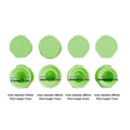 4Pcs Squeeze Bottle Caps Salad Dressing Dispenser Set Sauce Squeeze Bottle Lids For Sauce Syrup Jam Ketchup Kitchen Gadgets Oasis Select Green 4Pcs