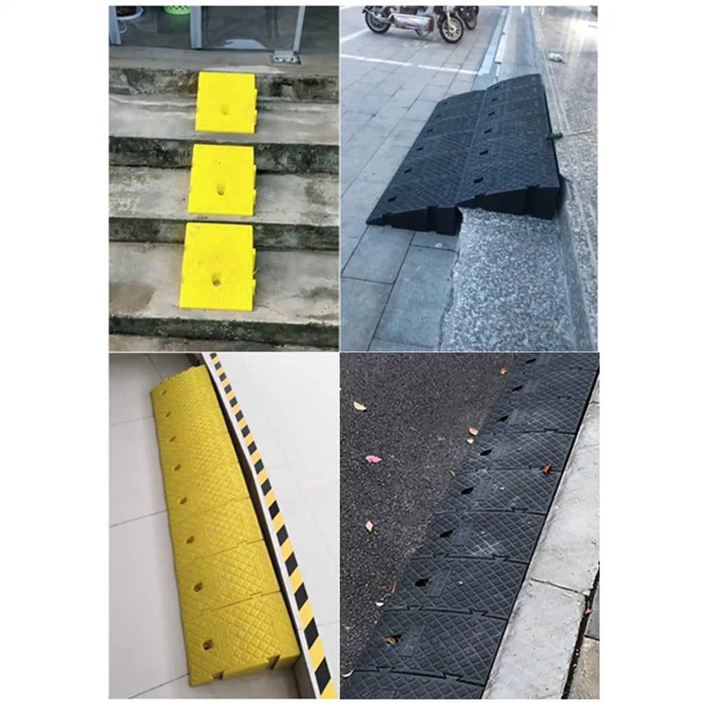 Curb Ramps for Sidewalks Portable Threshold Ramp Heavy Duty Curb Ramps for Motorhome Truck Shed Ramps Pets Wheelchair Threshold Oasis Select