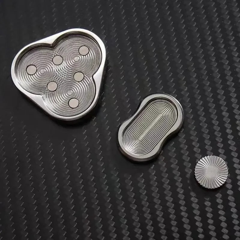 Magnetic Fidget Slider Adult EDC Metal Fidget Toy ADHD Hand Spinner Autism Sensory Anxiety Stress Relief Toy Adult Best Gifts Oasis Select