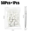 50pcs/lot Reusable Gel Liner Nail Art Brushes Painting Pen Disposable Eyeliner Beauty Eyeline Makup Tools Oasis Select 51pcs