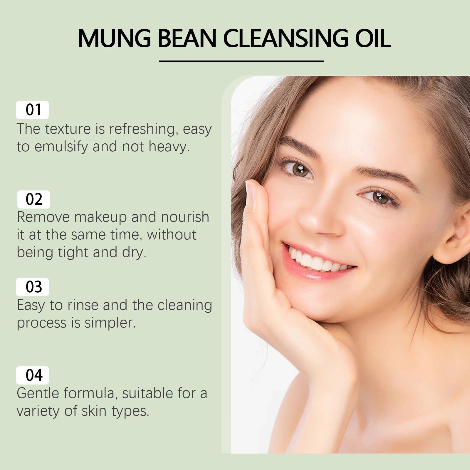 Hanchobit Mung Bean Cleansing Oil – Gentle Makeup Remover Makeup Remover Oil Oasis Select