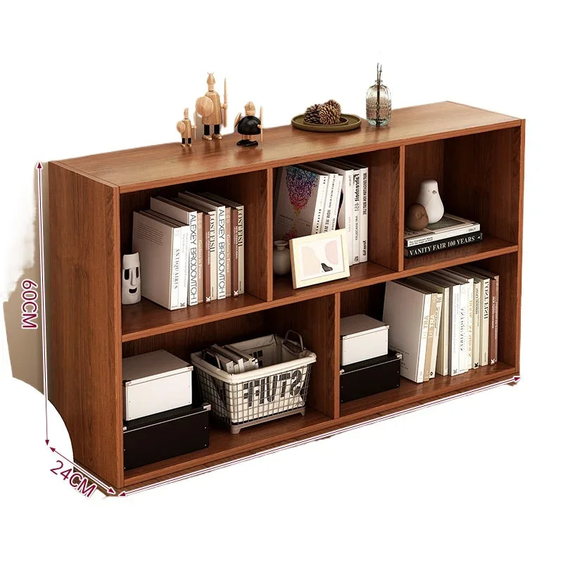 Bookshelf Bookcase Floor Shelf Home Living Room Study Combination Locker Bedroom Low Cabinet Oasis Select