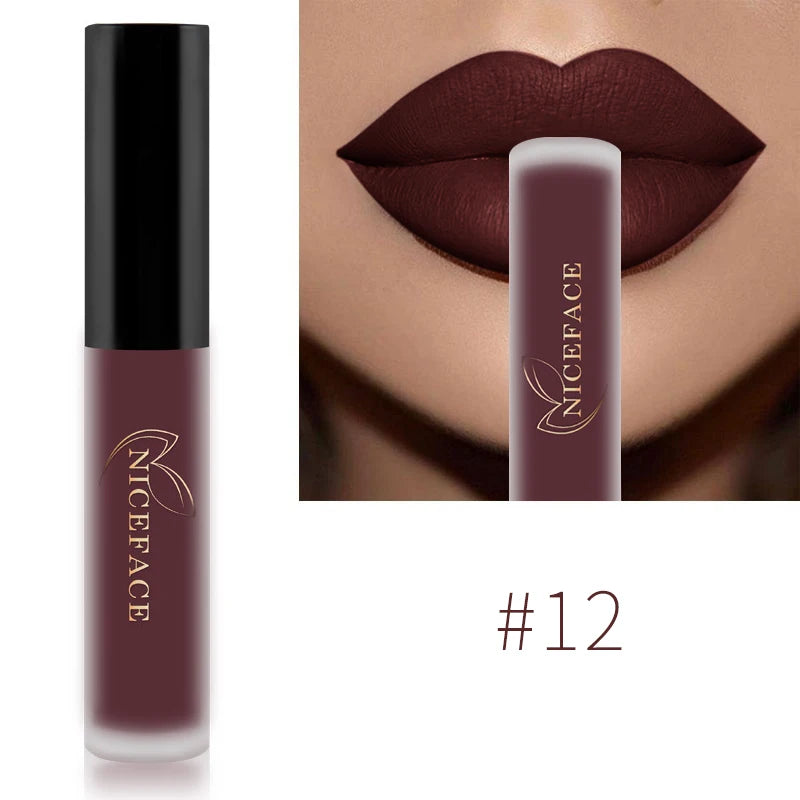 QiBest Matte Liquid Lipstick – Waterproof Long-Lasting Lip Gloss