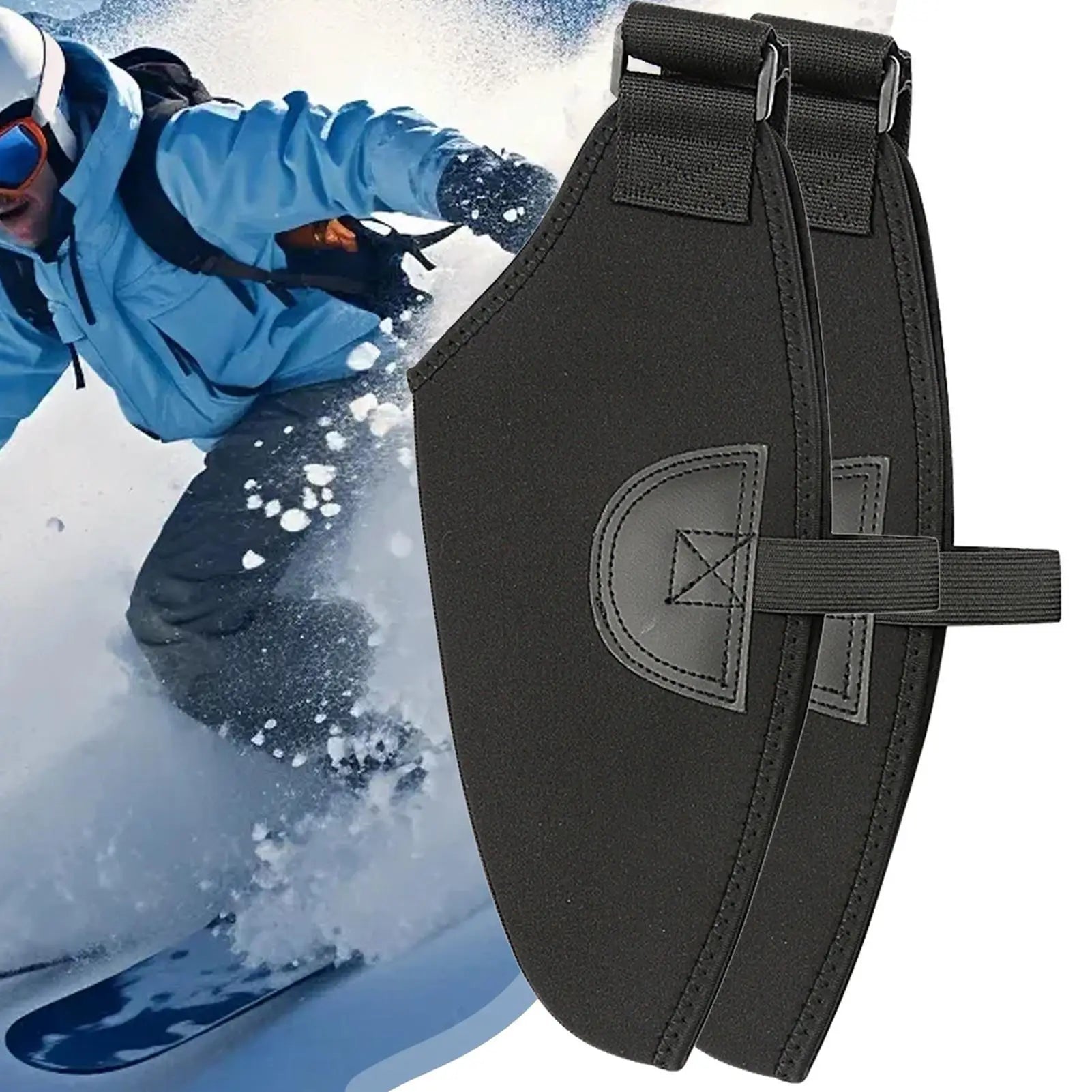 Boot Covers For Skiing Weather-Resistant Unisex Boot Covers Insulated Ski Accessories Ski Boot Warmer For Skiers Winter Skiing Oasis Select