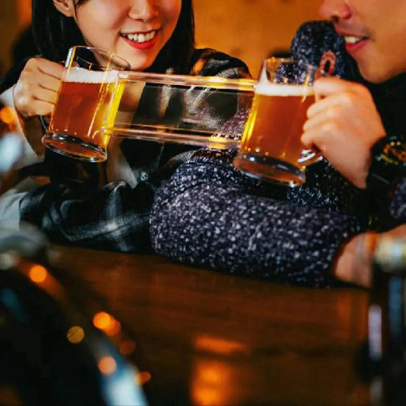 WISH Siamese Double Tool Dating Mug Wine Beer Beer Glass Glass&Bottle Wine Glasses For Two Dating Glasses Oasis Select