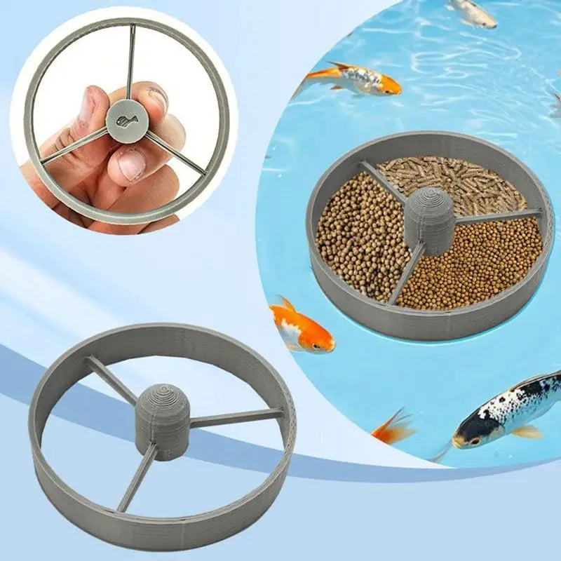 Aquarium Feeding Ring Floating Fish Ring Round Shape Tank Accessories Breeding Tools Fish Tank Floating Feeder For Fish Food Oasis Select