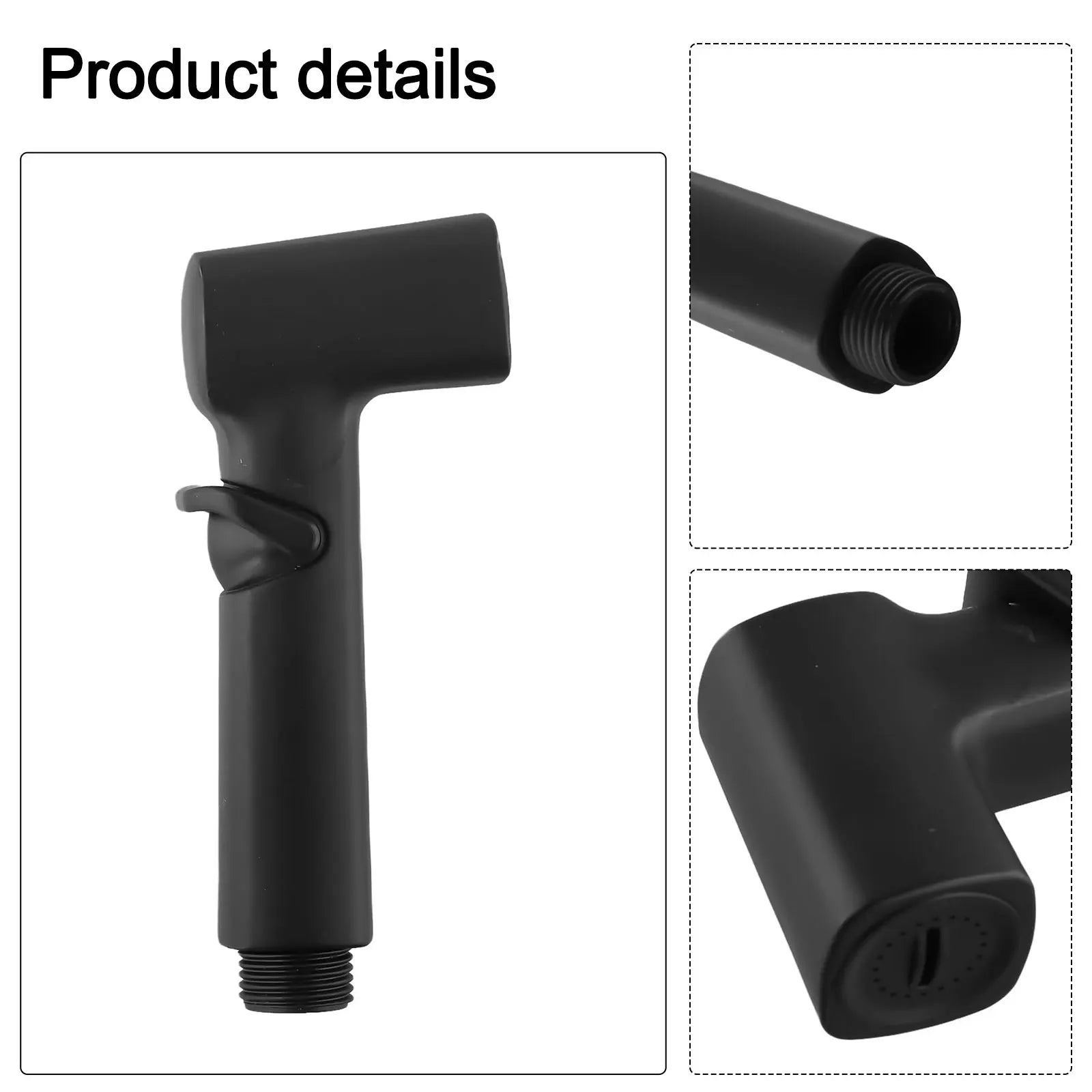 For Personal Hygiene Black High-Pressure Bidet Convenient Easy To Install Effective Cleaning Hygienic Luxury Design Oasis Select