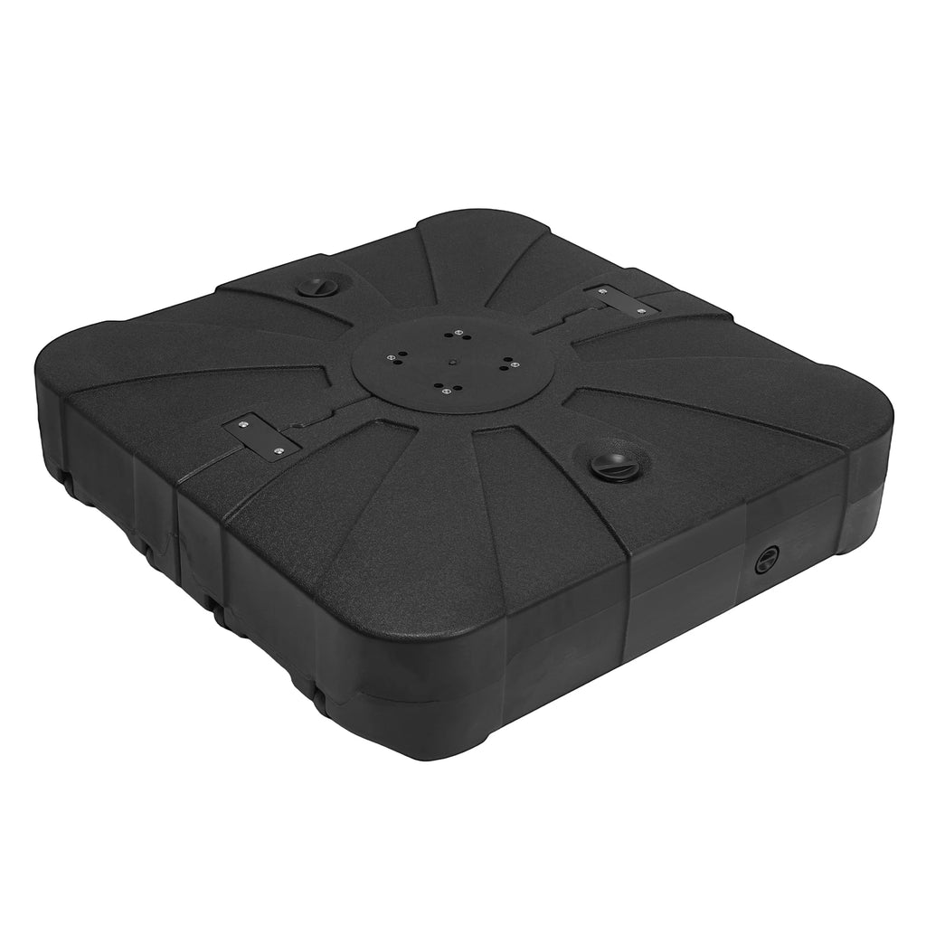 Cantilever Umbrella Base with 4 Wheels Umbrella Stand Patio Umbrella Base 100L Water Tank for Outdoor Patio Umbrellas Accesoory Oasis Select