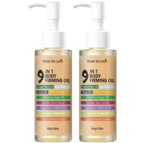 9-in-1 Body Firming & Toning Oil – Natural Herbal Blend Body Firming Oil Oasis Select Light Yellow 100g