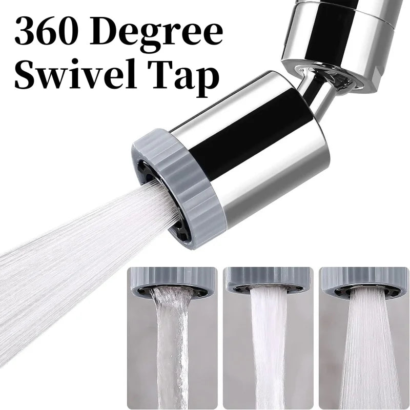 New 2 Mode Kitchen Faucet Spray Head Filter Aerator Adjustable 360° Rotary Splashback Tap Nozzle Bubbler Faucet Accessories Oasis Select Default Title