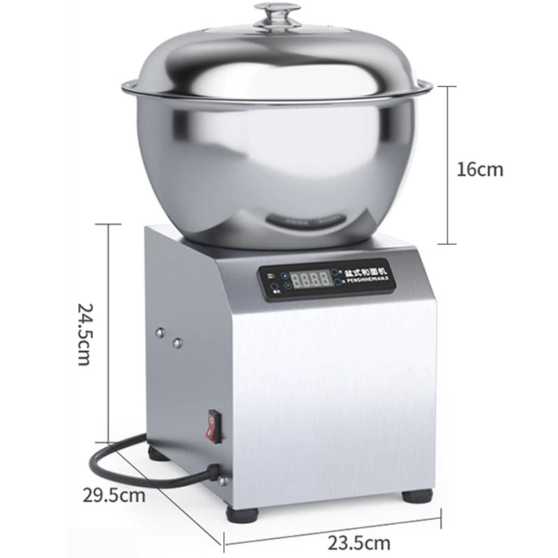 Commercial Dough Mixer Machine 5–8KG | Pizza & Noodle Kneader