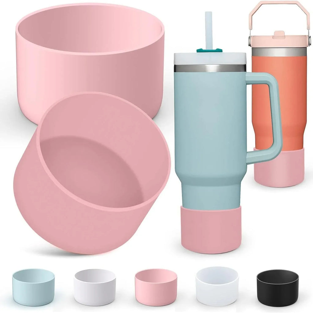 75mm muti color silicone cup protection case storage vacuum bottle compatitable for Stanley 30/40oz anti slip scratch resistant Oasis Select 4 random different