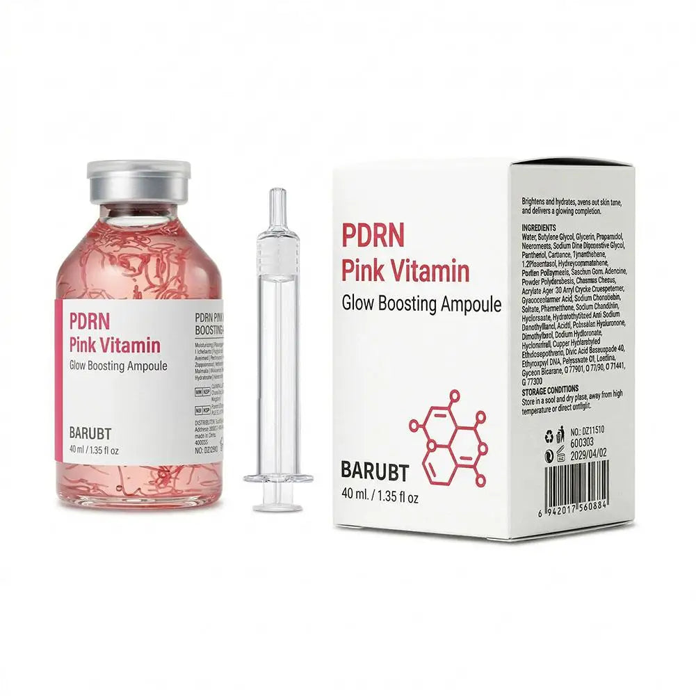 Collagen Silk Peptide Peptide Pink PDRN Glow Intensive Ampoule Intensely Hydrating, Lifting And Firming Increase Skin Elasticity Oasis Select 1pcs