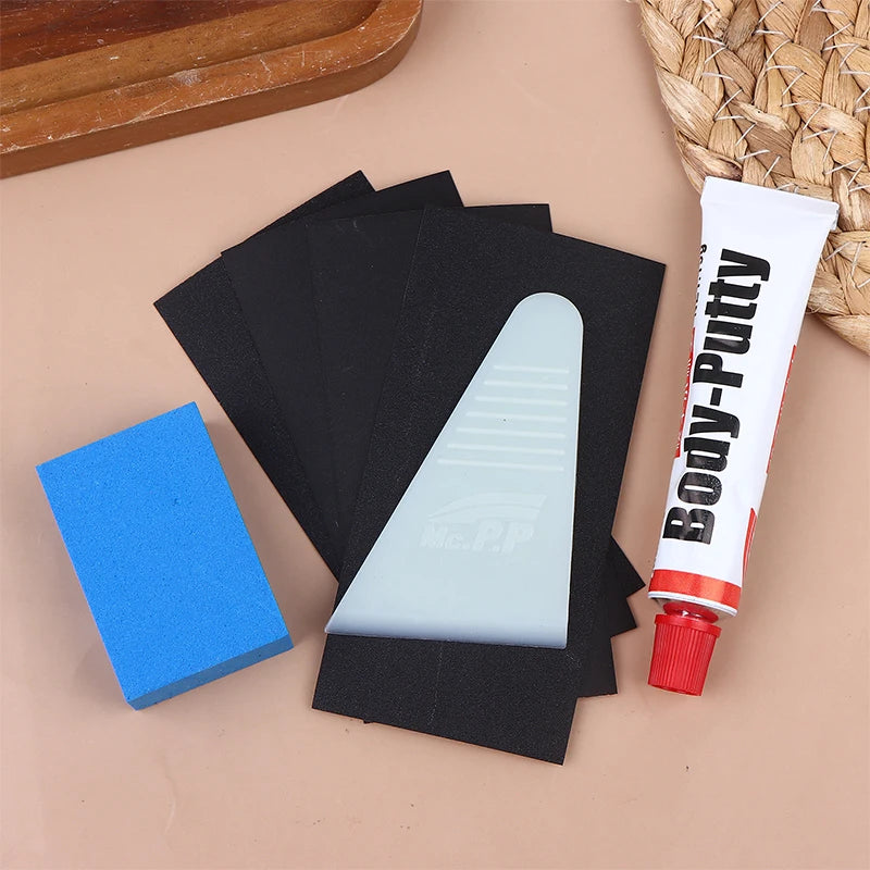 1Set Painting Pen Car Body Putty Scratch Filler Assistant Smooth Repair Tool Set Kit Auto Beauty Primer Scratch Repair Tools Oasis Select 1set
