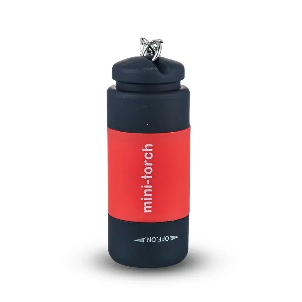 POCKETMAN Mini LED Keychain Flashlight | USB Rechargeable Torch