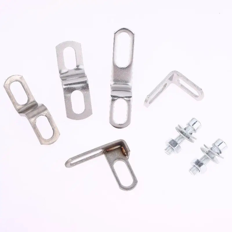 Motorcycle Fixed Brackets and Exhaust Clamps; 1 to 3-Piece Stainless Steel, Z or L Shaped Oasis Select