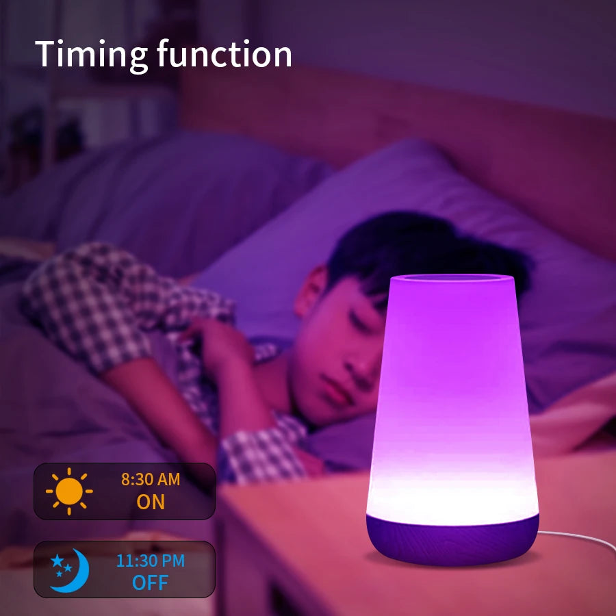 Tuya Smart WiFi RGB LED Table Lamp – Touch Dimming Night Light Smart LED Table Lamp Oasis Select