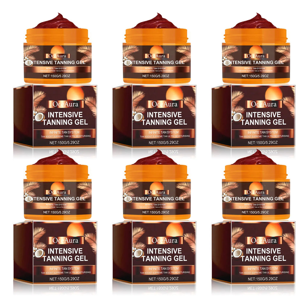 OceAura Intensive Tanning Gel – Self Tanner & Bronzer Self Tanning Gel Oasis Select 900 boxed