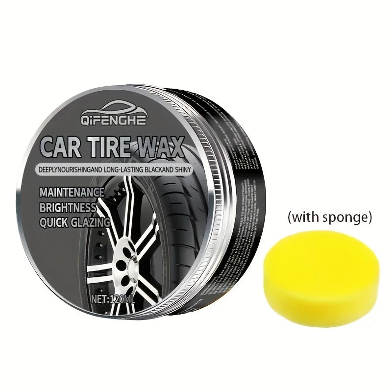 Tire Gloss Wax – Shiny Black Tire Polish & Long-Lasting Protection