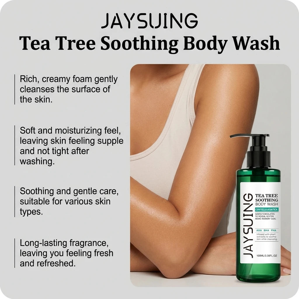 Centella Tea Tree Body Wash – Soothing Shower Gel 100ml Body Wash Shower Gel Oasis Select