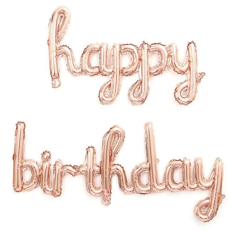1set Birthday Party Balloon Oasis Select Gold one size