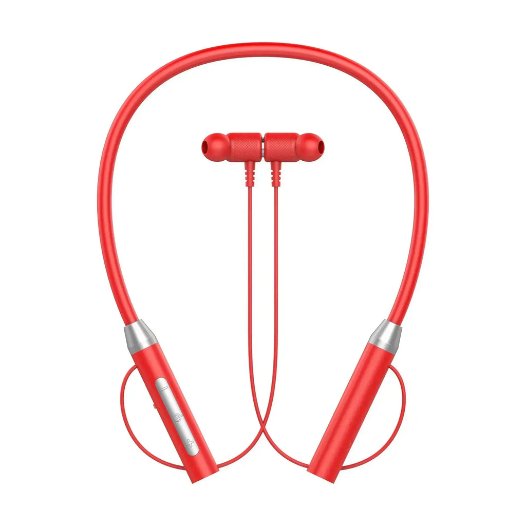 New K58 Bluetooth headset neckband magnetic headset sports running Bluetooth 5.3 headset with microphone Oasis Select red