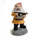 Rebellious Garden Gnome Statue Making a Rude Gesture with Long White Beard Funny Outdoor Decor for Garden Yard Gift for Friend Oasis Select D