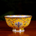 Jingdezhen Ceramic Bowl Household Bowl and Dish Set Tableware Combination Palace Chinese Bowl and Dish Hotel Clubhouse Oasis Select 4.5in higth bowl