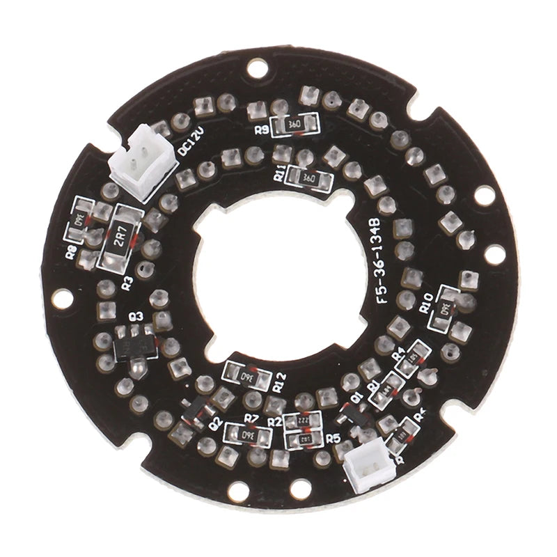IR 36 LED Light Board Infrared Lamp Board Module for Day Night Vision Camera Security Camera High Definition IR LED 90 degrees Oasis Select
