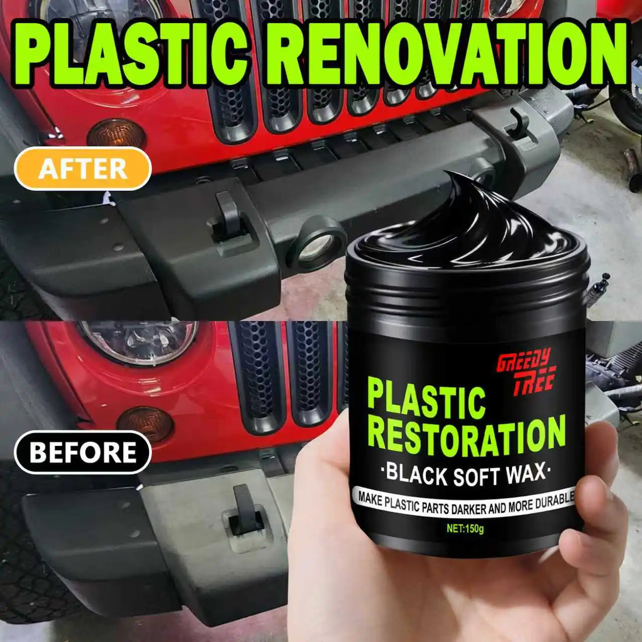 Car Plastic & Trim Restorer | UV Protection Ceramic Coating