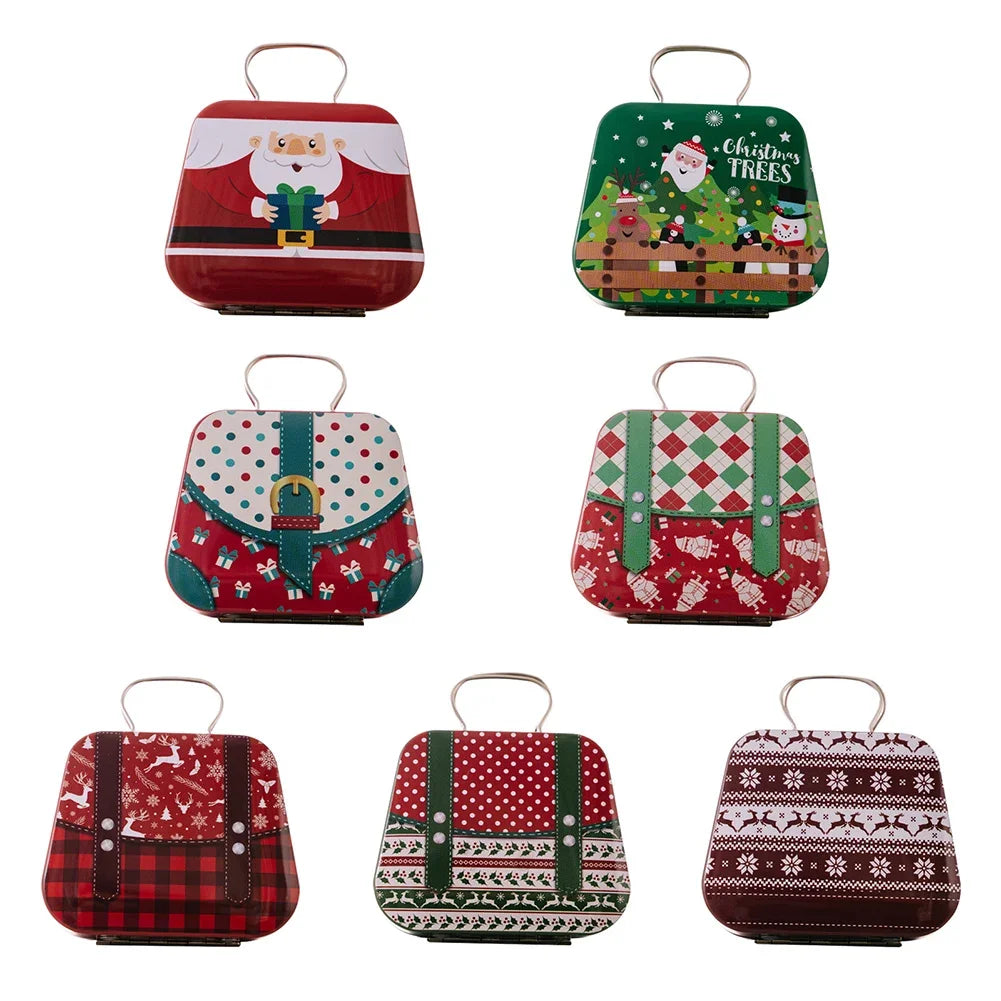 Charming Holiday Decor As Show Metal Cookie Box Ample Space For Treats Multi-functional Use For Holiday Treats Oasis Select