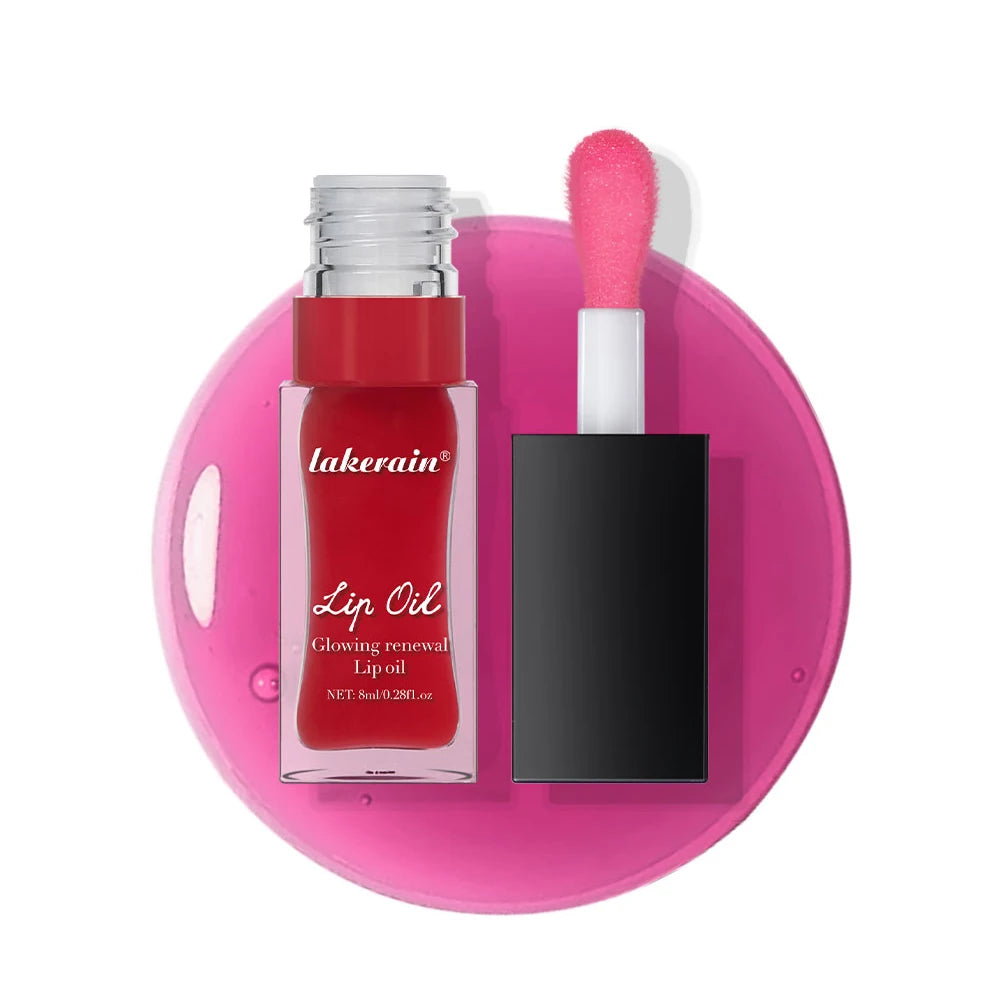 Glow Reviver Tinted Lip Oil – High-Shine & Apricot Oil, 8ml