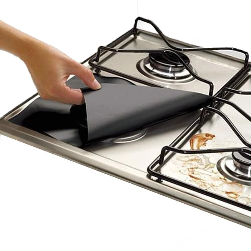 5/15PCS Dirt-resistant Heat Resistant Non-stick Protective Gas Stove Pad Non-stick Reusable Scratch Protector Pads Oasis Select