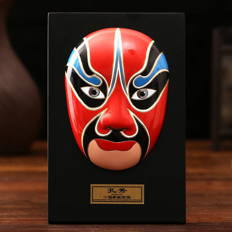 Peking Opera mask decoration Chinese style hot pot restaurant teahouse decoration Peking Opera mask relief pendant Oasis Select