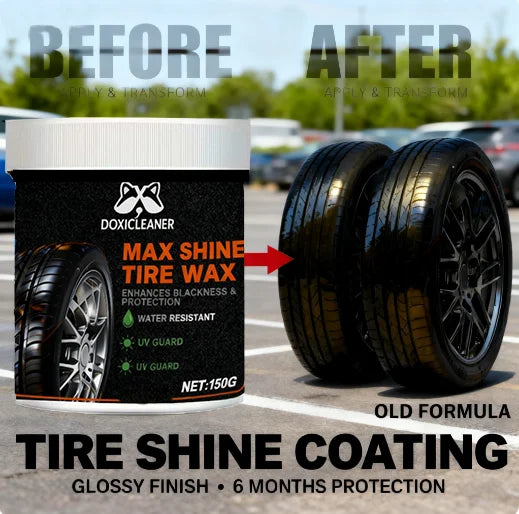 Tire Polish Black Enamel Paste – Quick-Dry Shine Restorer Tire & Trim Polish Oasis Select