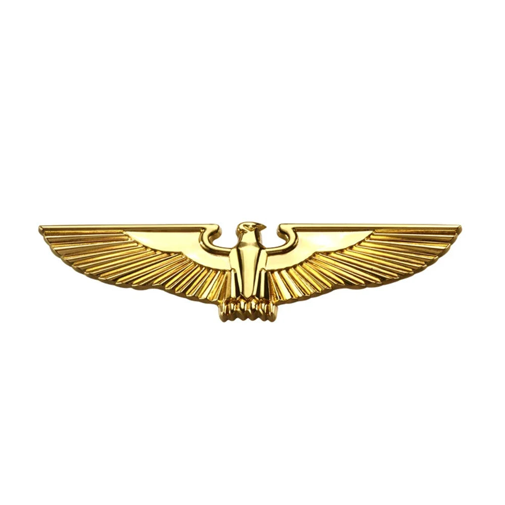 3D Eagle Wings Car Stickers Emblem Decals Sticker Emblem Badge Decal Car Accessories Adhesive Decals For All Vehicles Oasis Select Gold