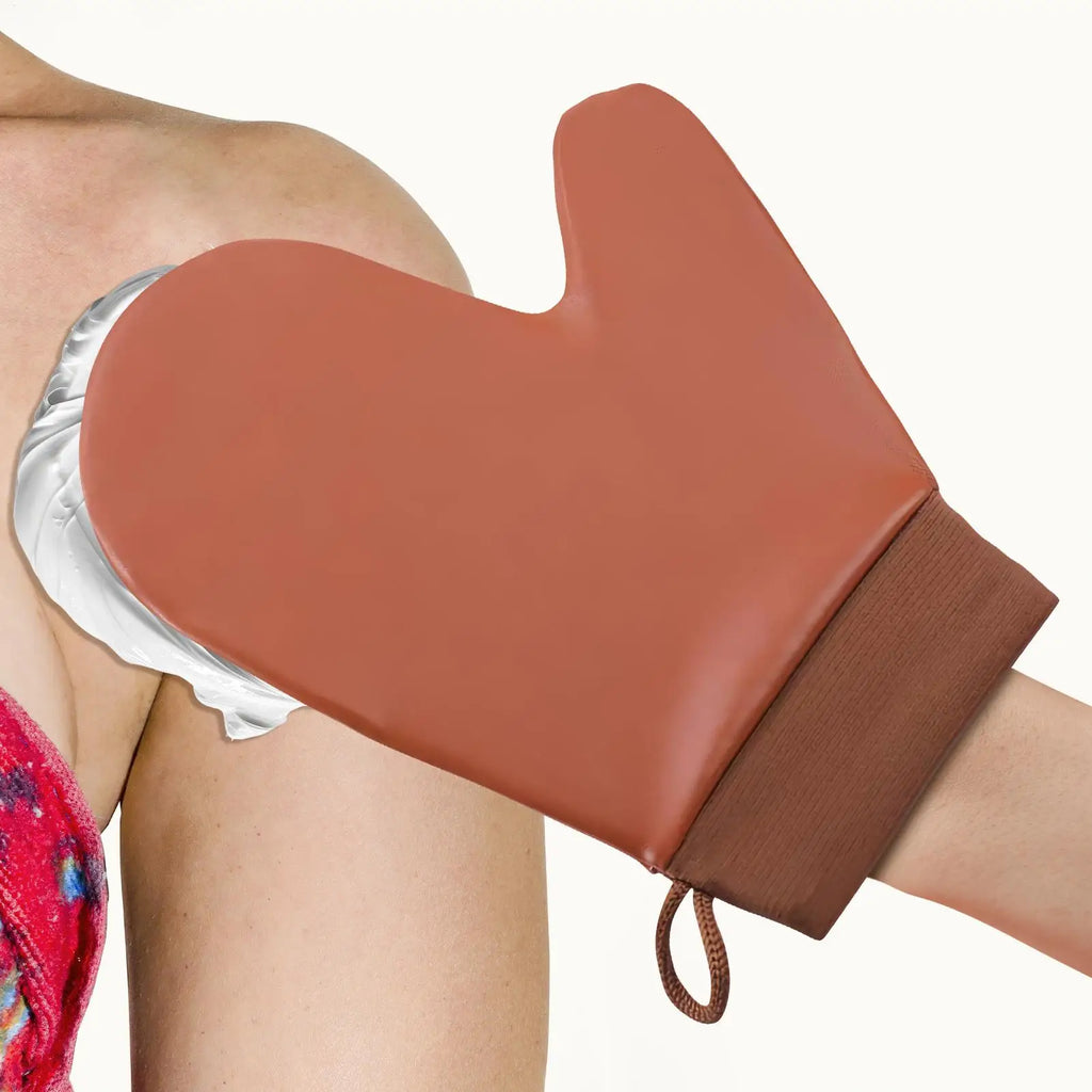 Tan Mitt Body Lotion Glove Self Tanning Mitt Double Sided Prevents Sticky Hands Applicator Portable Quick Dry Lotion Gloves Oasis Select