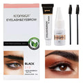 5pcs Eyebrow Tinting Kit Eyelash Eyebrow Dye Tint Gel Quick Dry Waterproof Long-lasting Eyebrow Dye Tint Dye Eyebrow Mascara Oasis Select Black China Mainland