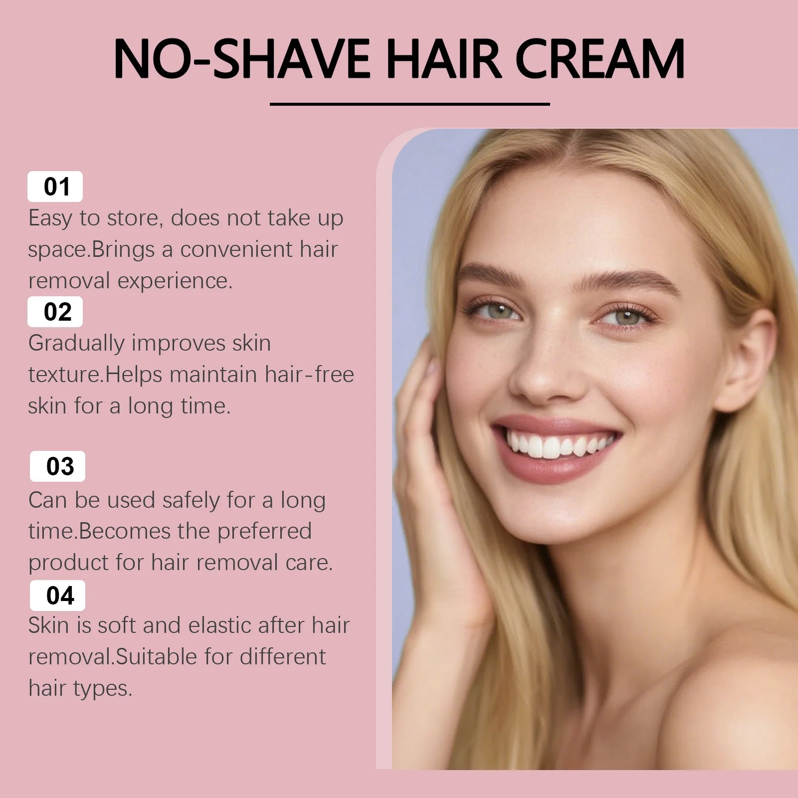 OceAura Comfortable Gentle Fast Hair Removal Cream Improves Skin Texture Gently Cleanses Leaves Body Skin Smooth Skin Care Cream Oasis Select
