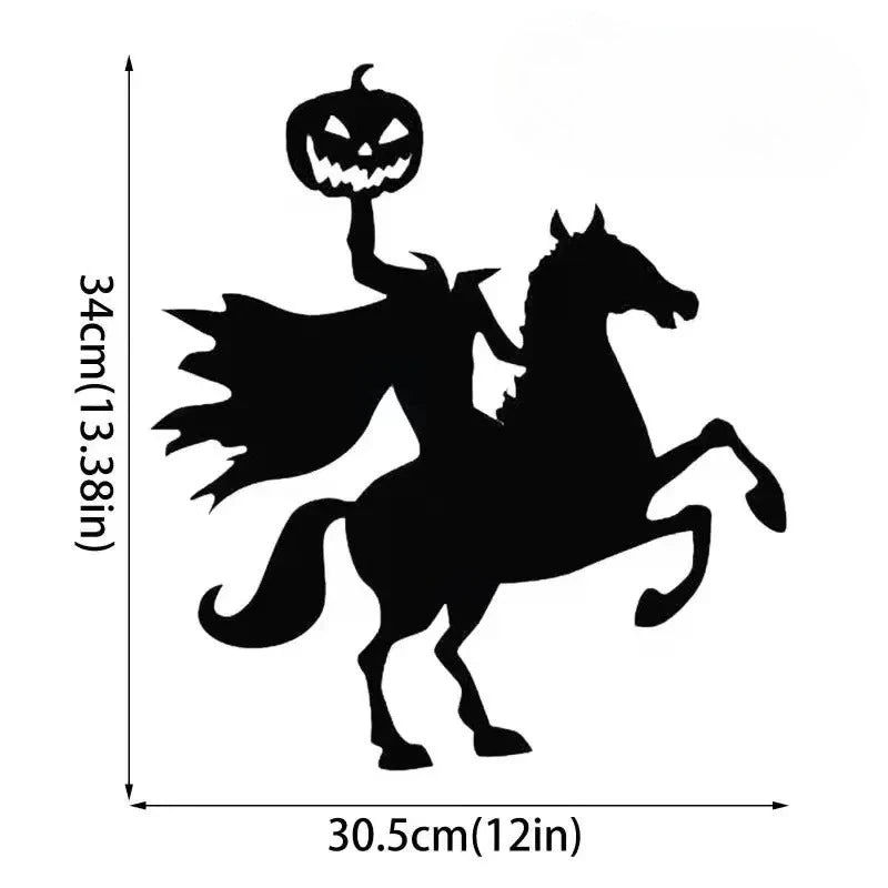 New Halloween Stickers Party Decoration Double-sided Glass Display Windows Wall Sticker Electrostatic Window Stickers Home Decor Oasis Select 11