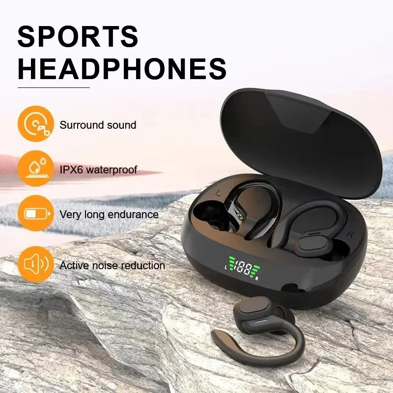 Original Wireless Earphones Ture Wireless Earbuds Ear Hook Sports HiFI Stereo Waterproof Headset With Mic TWS Headphone Oasis Select