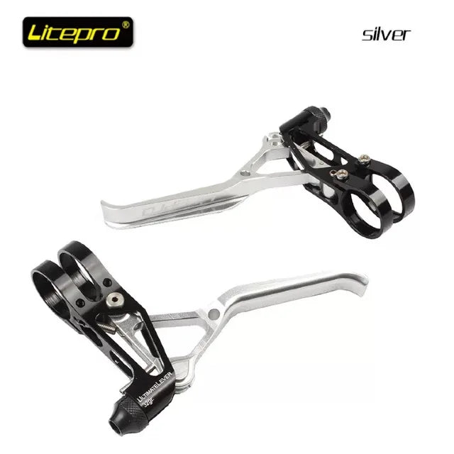 Litepro brake lever road bike small wheel V brake lever 64g LPCNC handbrake lightweight color version Oasis Select a pair 1
