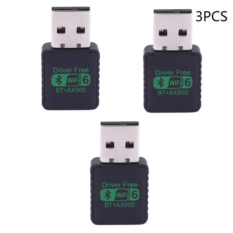 AX900 Driver Free Dual Band 2.4/5GHz Wireless Network Card WIFI6 Bluetooth 5.4 Adapter Dual Band Signal Reception Dongle Oasis Select 3PCS