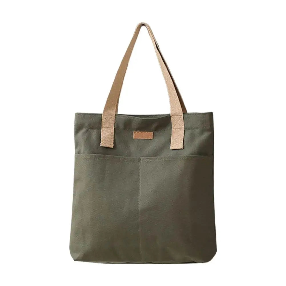 Women's Large Canvas Tote Bag – Shoulder, Beach & Shopping