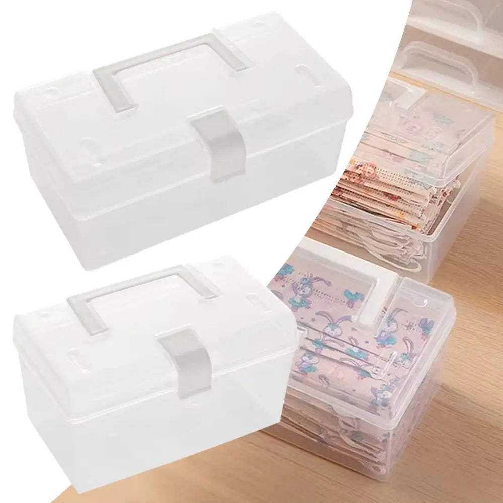 Storage Box Household Miscellaneous Storage Box Large-Capacity Waterproof Dustproof Jewelry Bead Container Desktop Storage Case Oasis Select