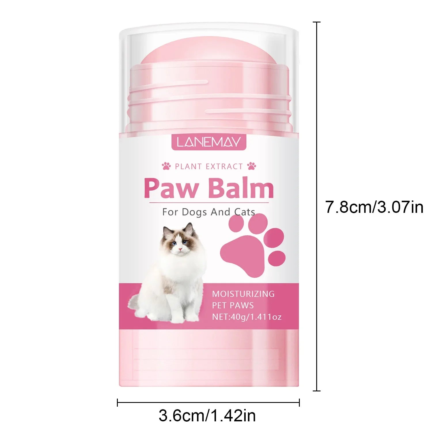 Pet Paw Cleaner & Moisturizing Balm for Cats & Dogs