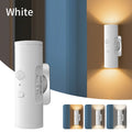 Motion Sensor LED Wall Light – Rechargeable 3-Color Spotlight LED Wall Light Oasis Select white shell