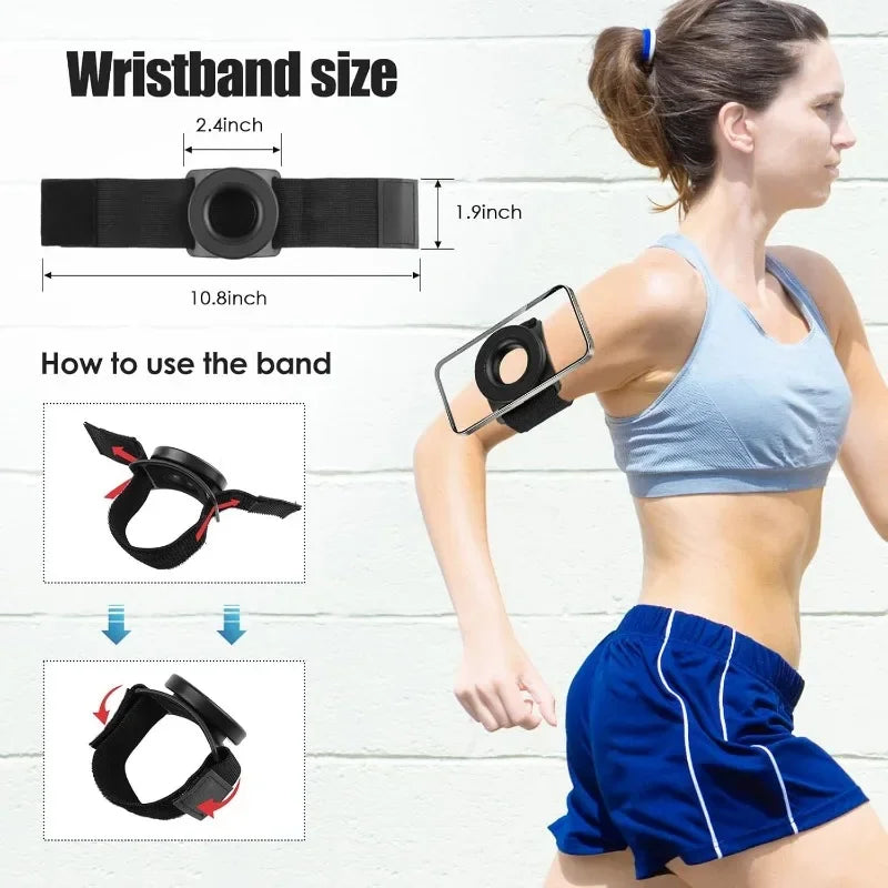 Strong Magnetic Suction Bracket Running Phone Holder Mobile Phone Holder Wrist Strap Arm Dedicated for IPhone 15 Pro Max Samsung Oasis Select